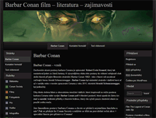 Tablet Screenshot of barbarconan.cz